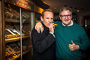 KCC-Mastermind Richard Hauser (re.) lud gemeinsam mit dem Meisterhandwerker Daniel Marshall zum exklusiven Zigarrenevent. Foto: Kitzbühel Country Club 